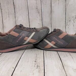 Coach Gray and Pink Shoes